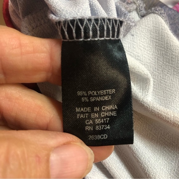 Linea Domani Women’s Vibrant Tunic 3/4 Sleeve Scoop Neck Dropped Raglan Sleeve - Picture 7 of 8